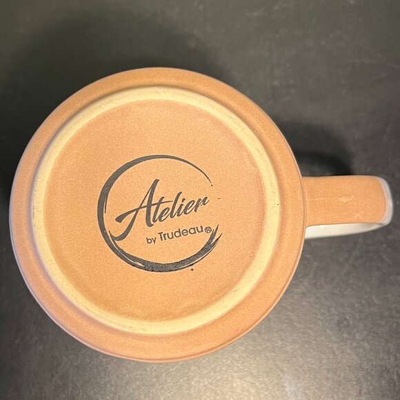 Atelier by Trudeau HAPPY Handcrafted Clay Pottery Ceramic Coffee Tea Mug ~ Hygge - Picture 7 of 8